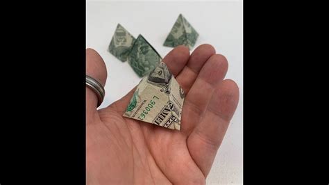 Origami Dollar Four Sided Pyramid Dollar Origami Dollar Dollar Bill