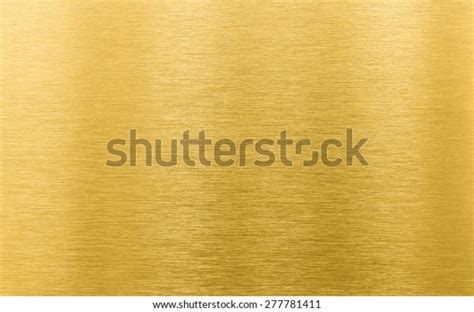 Gold Brushed Metal Texture Background Stock Photo Edit Now 277781411