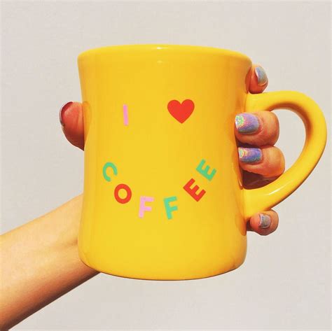 I Love Coffee Mug Coffee Lover T Cute Mug 10 Oz Femfetti