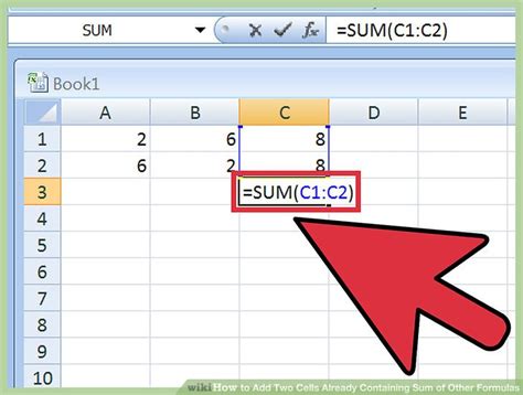 How To Add Two Cells In Excel Formula Printable Templates