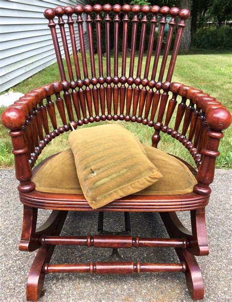 All wood and needs a good cleaning/gluing, but otherwise intact. 15 Best Collection of Old Fashioned Rocking Chairs
