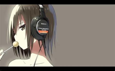 Anime Girls Original Characters Headphones Wallpapers Hd Desktop