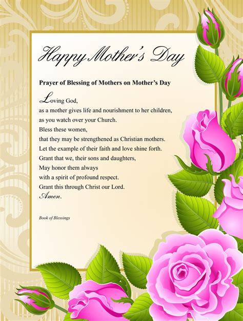 Religious Mothers Day Poems The Citrus Report