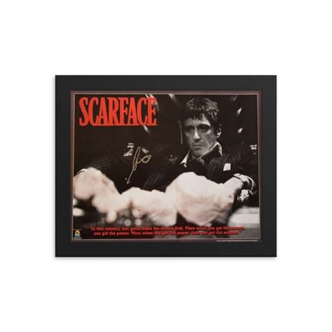 Al Pacino Signed Scarface Poster Reprint