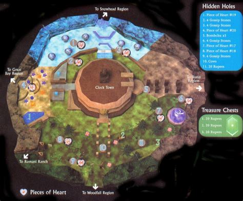 The Legend Of Zelda Majoras Maskmaps — Strategywiki Strategy Guide