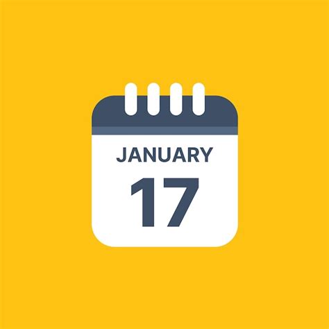 Premium Vector Calendar Icon Vector January