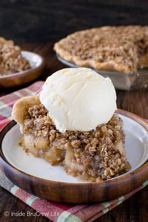 Apple Crisp Pie Inside Brucrew Life