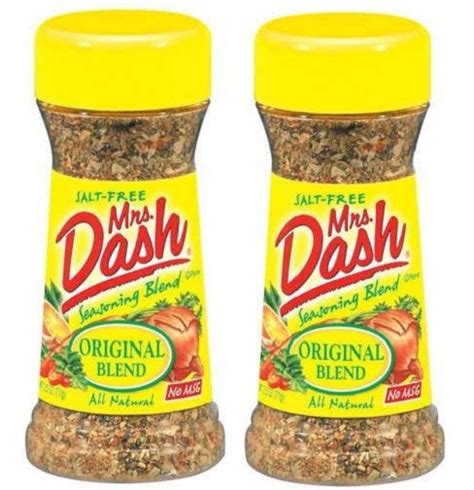 Mrs Dash Original Blend Salt Free Seasoning Blend 2 Bottle Pack Shop