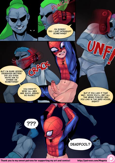 Spider Man Vs Deadpool Rescued Porn Comics Free