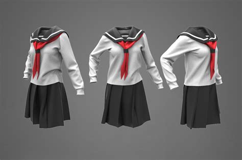 Seifuku Japanese School Uniform Cosplay Sewing Pattern Ph