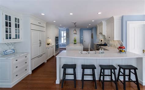 Best appliances for your kitchen. White, Bright, and High End Kitchen Remodel with addition ...