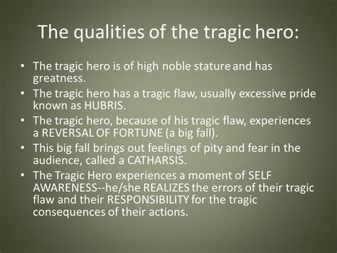 What Are The Five Characteristics Of A Tragic Hero Ptmt