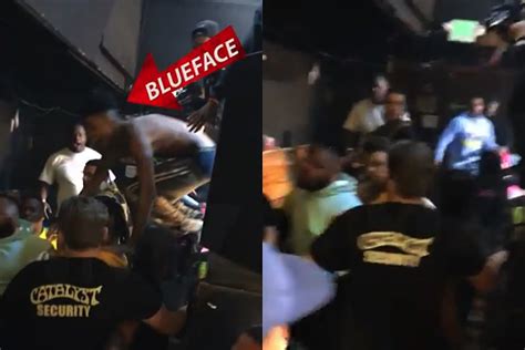 Video Blueface Concert Ends In Huge Brawl Xxl