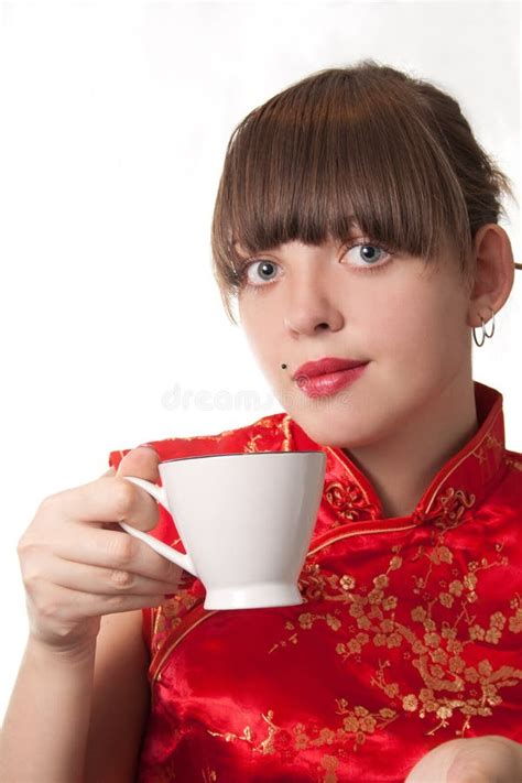 Drinking Tea Stock Photo Image Of Drink Beautiful Espresso 16627524