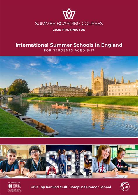 Summer Boarding Courses International Summer School Prospectus By