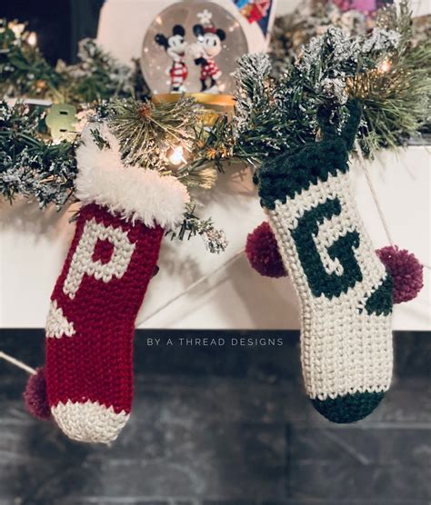 CUSTOM Mini Stockings Crochet Stockings Handmade