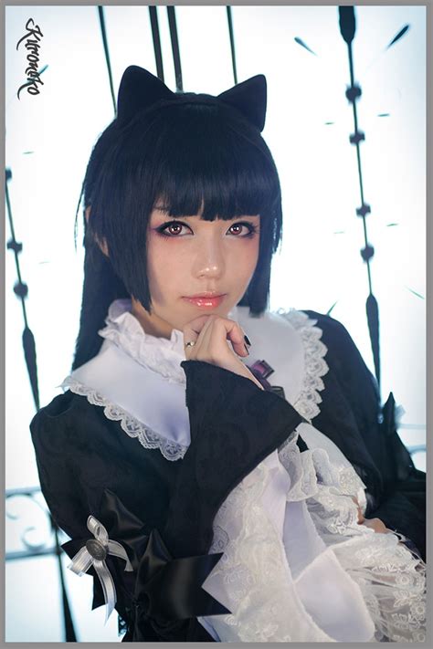 Cool Cosplay Kuroneko Cosplay Photography Gothic Lolita Style