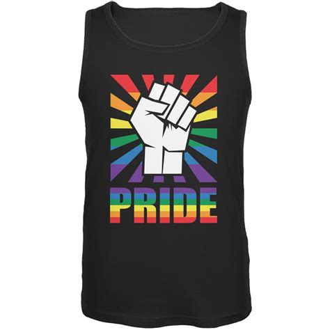 Lgbt Gay Pride Pride Raised Fist Black Adult Tank Top Walmart Canada