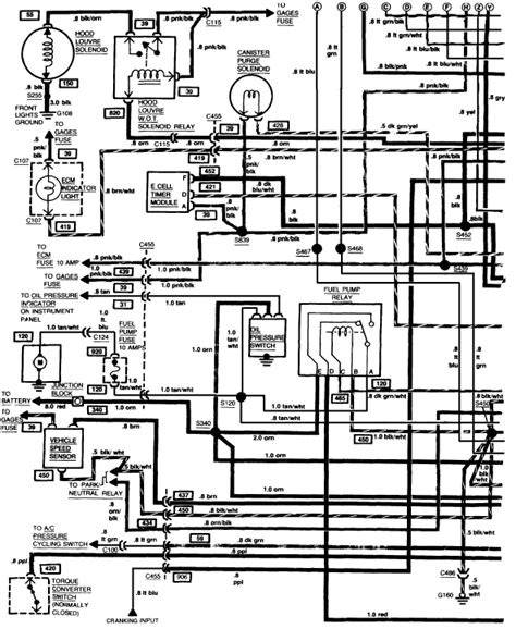 87 Corvette Fuel Pump Wiring Diagram