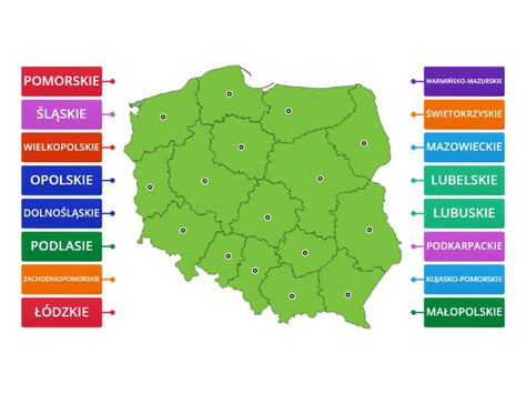 Mapa Administracyjna Polski Rysunek Z Opisami My Xxx Hot Girl