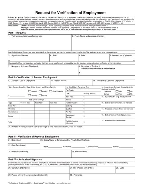 Fillable Employee Verification Form Printable Forms Free Online