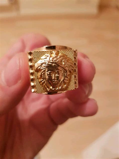 Versace Gold Ring 14k 585 In Sinfin Derbyshire Gumtree
