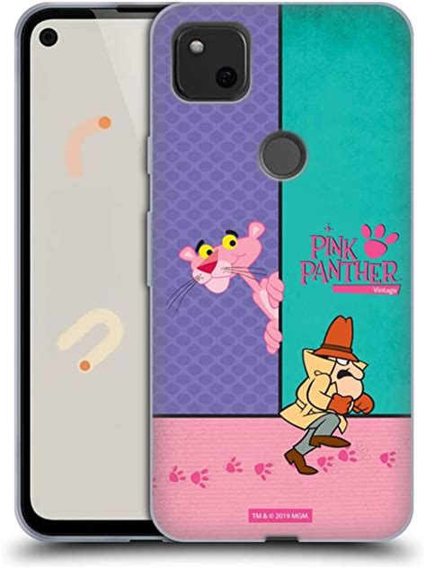 Official The Pink Panther Hide Pink Fun Soft Gel Case Uk
