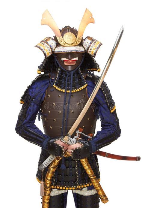 Samurajowie w opancerzeniu zdjęcie stock Obraz złożonej z ochronny