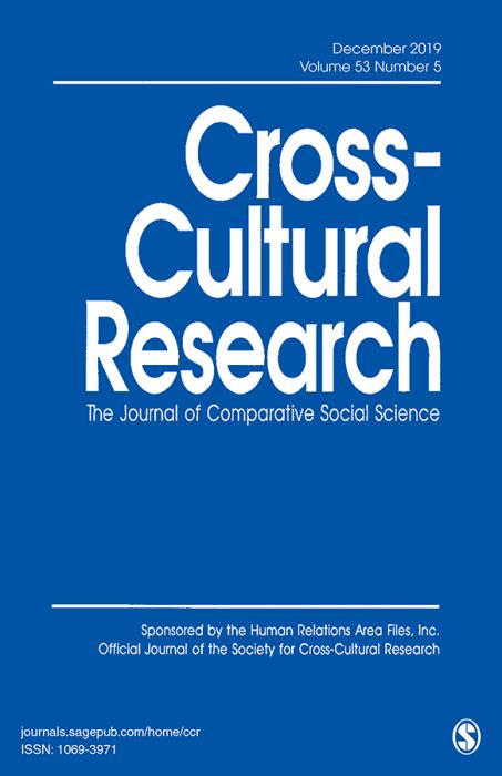 Buy Cross Cultural Research Journal Subscription Sage Publications