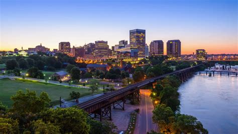 Explore richmond's sunrise and sunset, moonrise and moonset. Richmond, Virginia, Usa Downtown Skyline Stock Footage ...
