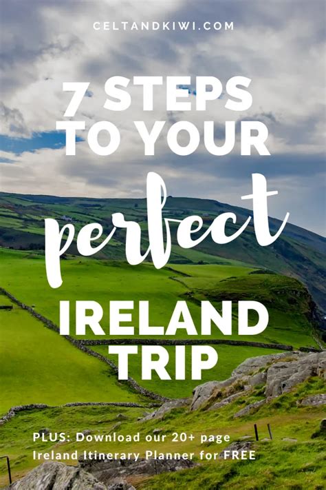 Free Ebook 7 Steps To Your Perfect Ireland Trip Ireland Travel