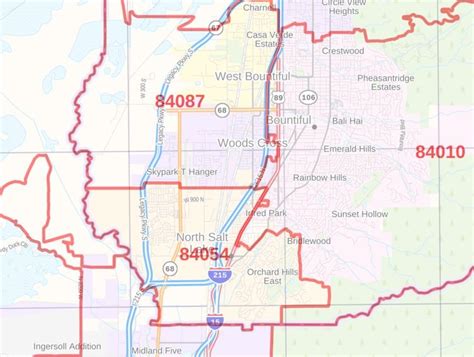 Davis County Utah Zip Code Map