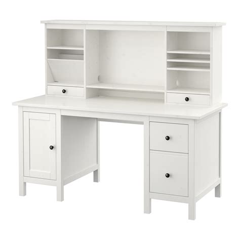 Hemnes Desk With Add On Unit White Stain0199570pe356637s5
