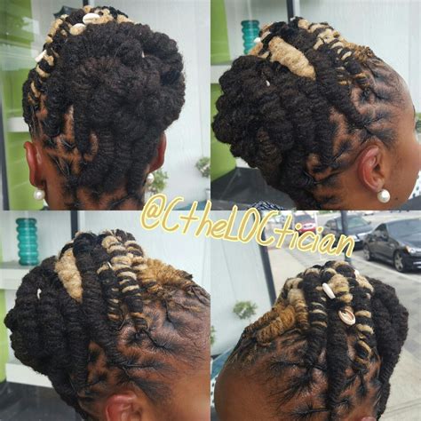 locs locs with color ombre wedding hair loc styles updos loc updos nice locs beautiful