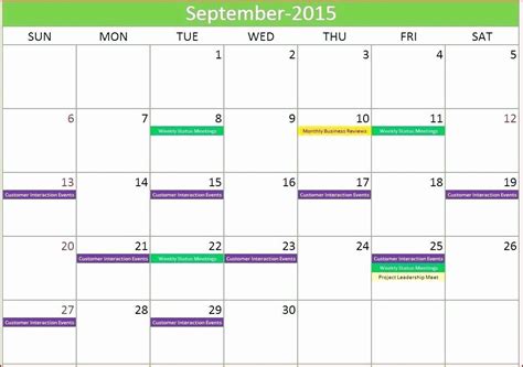 Event Planning Calendar Template Beautiful Weekly Activity Calendar