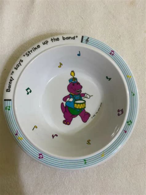 Barney The Dinosaur Says Strike Up The Band Bowl The Lyons Group