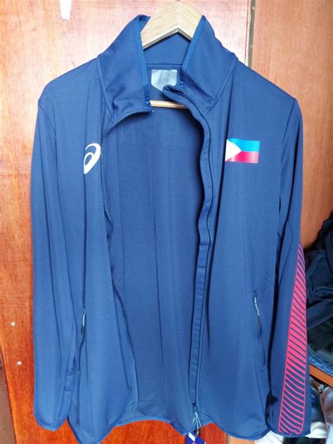 Asics Track Jacket Team Philippines Large Men S Fashion Coats