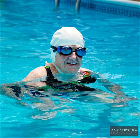 Active Senior Citizen Swimming This 95 Year Old Swimming I Flickr