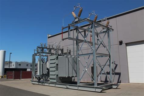 Skid Mounted Portable Substation With The Following Major Components