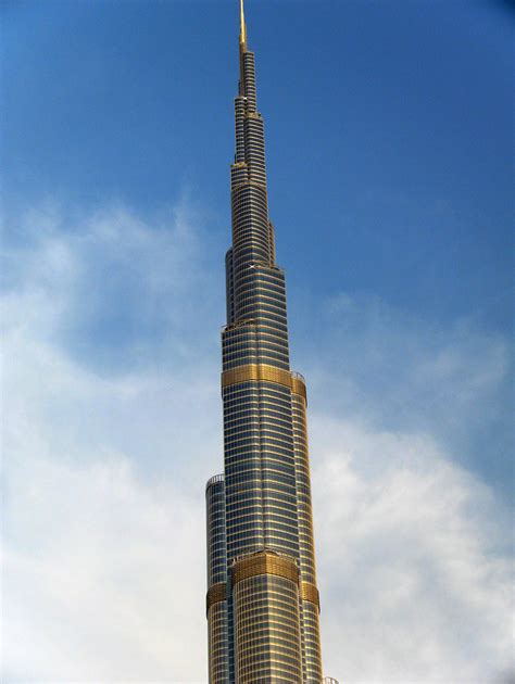 With a total height of 829.8 m (2,722 ft, just over half a mile) and a roof height. Burj Khalifa in Dubai - Small Things