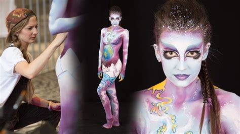 Body Painting Video Start To Finish Youtube Visual Motley