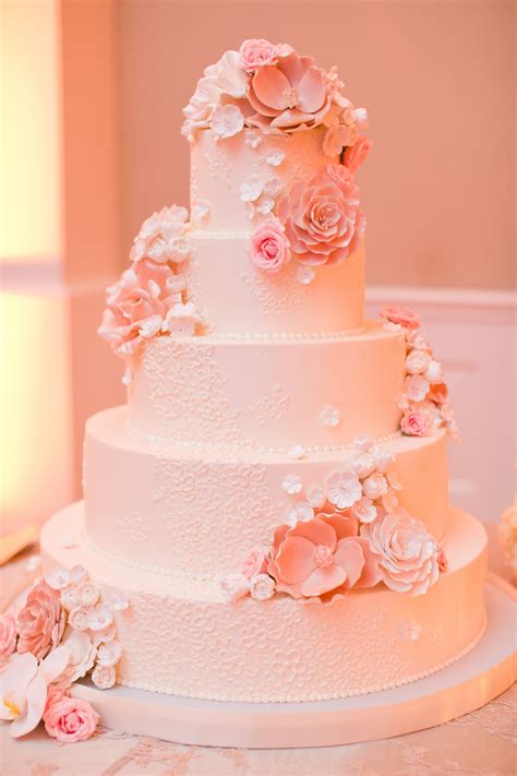 Romantic Cake Fancy Cakes Thisbe Grace Photography Wedding Cake Peach