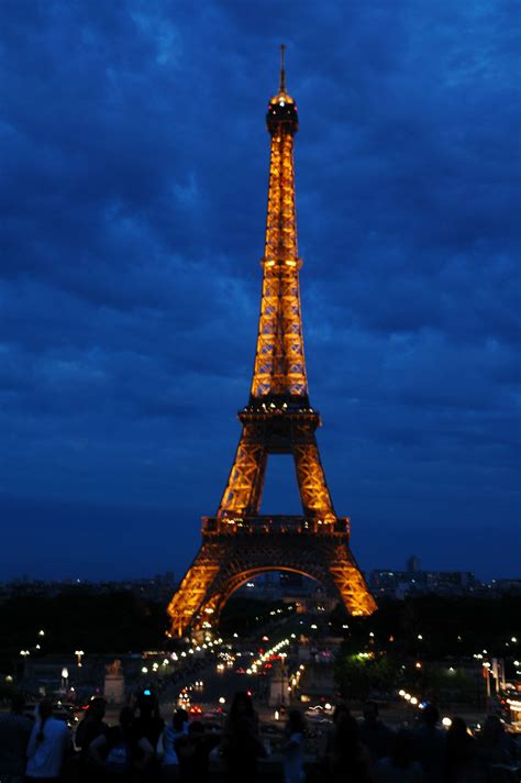 Eiffel At Night We Loved It Day Or Night But The Light Show Was