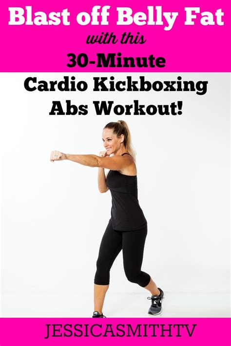 Abs Cardio Workout Minute Kickboxing Cardio Abs Full Length No Equipment