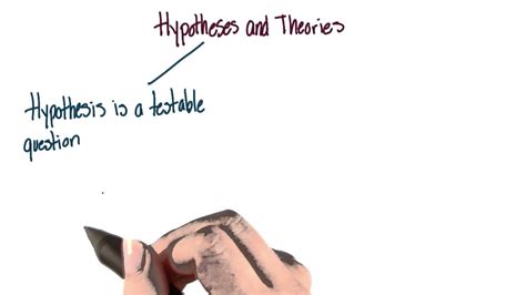 For example, prior research has shown that stress can impact the immune system. Hypothesis vs theory - Intro to Psychology - YouTube