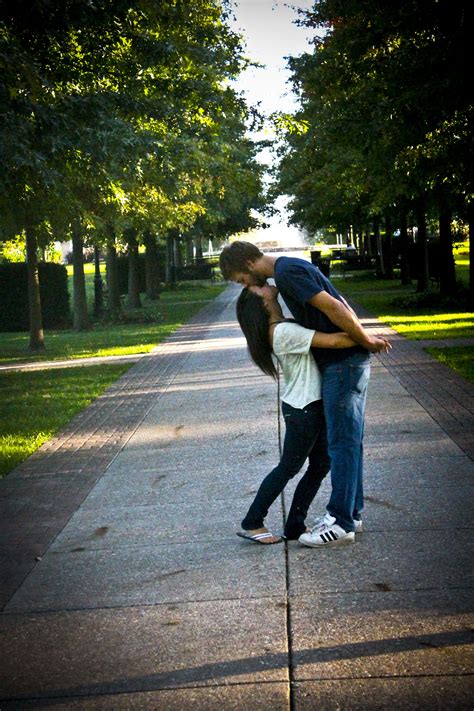 Kissing Under The Trees Couple Photos Photography Photo