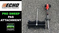 ECHO Pro Sweep PAS Attachment Demonstration