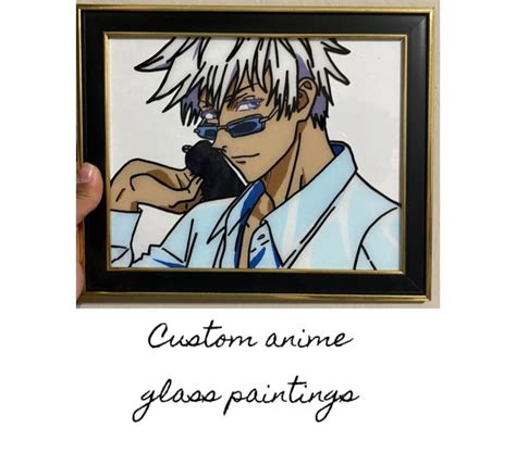 Custom Anime Glass Painting Etsy