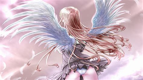 Anime Angel Girl Hd X Wallpaper Teahub Io