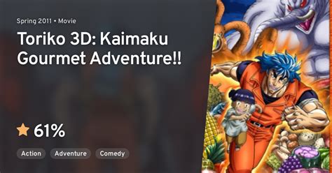 Toriko 3d Kaimaku Gourmet Adventure · Anilist